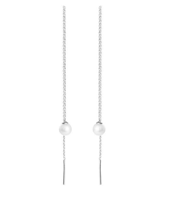 SUSANNE FRIIS BJØRNER BALLANCE ØRERINGE MED PERLE - 5334-1