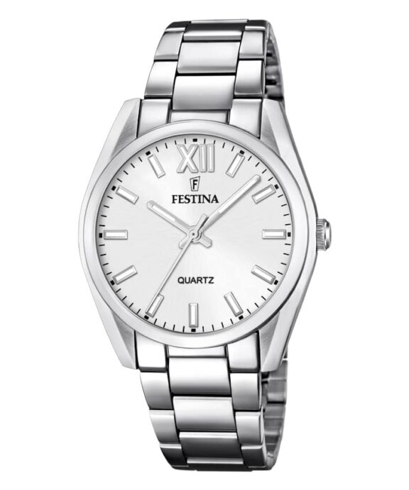 FESTINA ALEGRIA UR DAME MED SØLV FARVET SKIVE - F20622/1