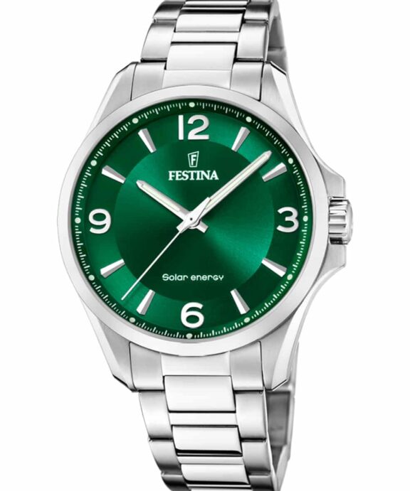 FESTINA HERRE UR SOLAR GRØN - F20656/3
