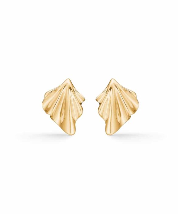 MADS Z VELVET 14 KARAT GULD ØRERINGE VIFTE - 1510188
