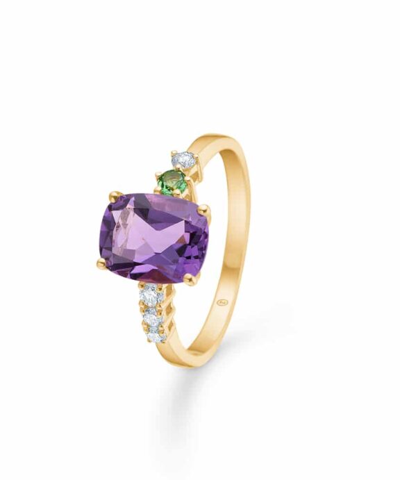 MADS Z PURPLE FELICITY 14 KARAT GULD RING MED AMETYST -1546070