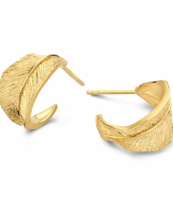 SPIRIT ICONS FALL HOOPS ØRERING FORGYLDT LILLE - 41932