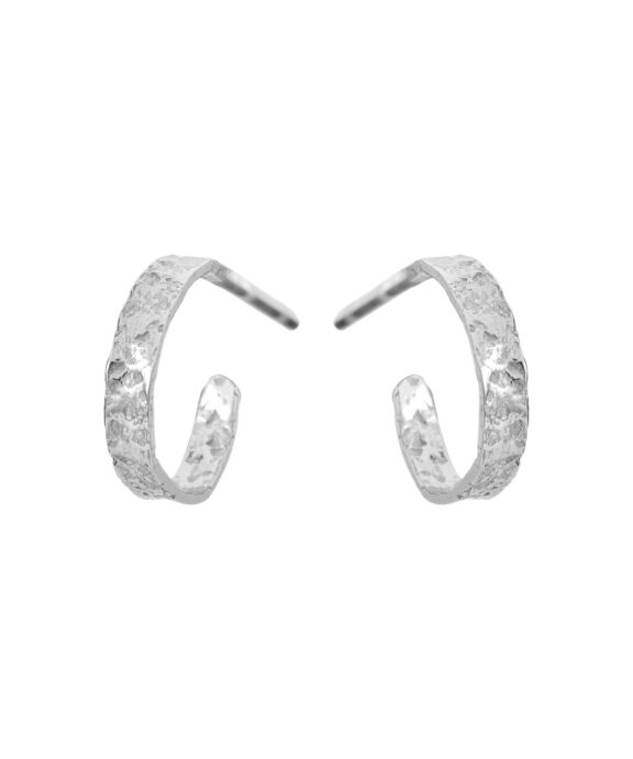 SUSANNE FRIIS BJØRNER SØLV ØRERINGE 10 MM CREOL - 5671-1