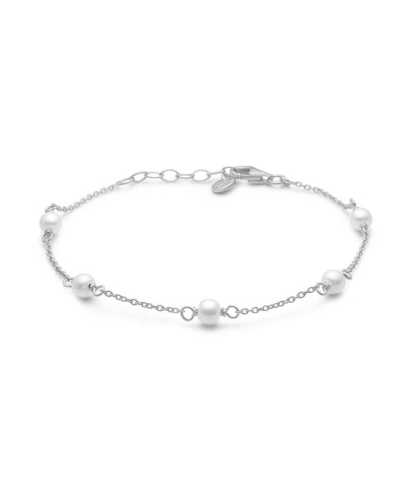 STUDIO Z SØLV ARMBÅND 5 PERLER - 7153344