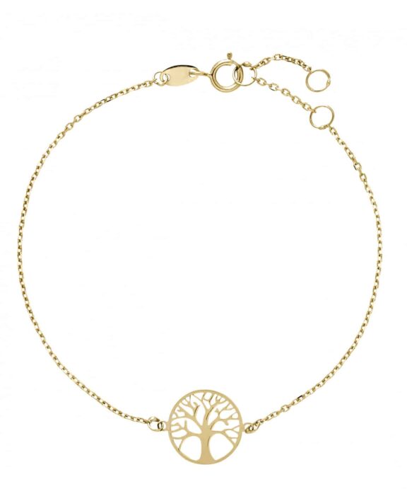 LUND COPENHAGEN ARMBÅND LIVETS TRÆ 9 KT GULD - 3011236