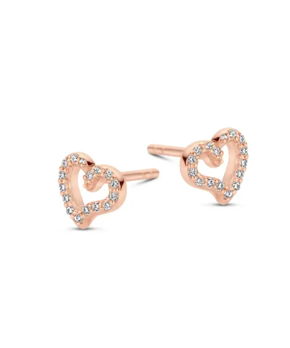 SPIRIT ICONS ØRERINGE YOUTH SØLV ROSA FORGYLDT - 41824