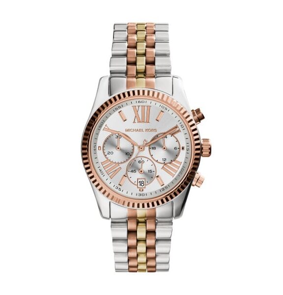 MICHAEL KORS LEXINGTON UR STÅL/ROSA - MK5735
