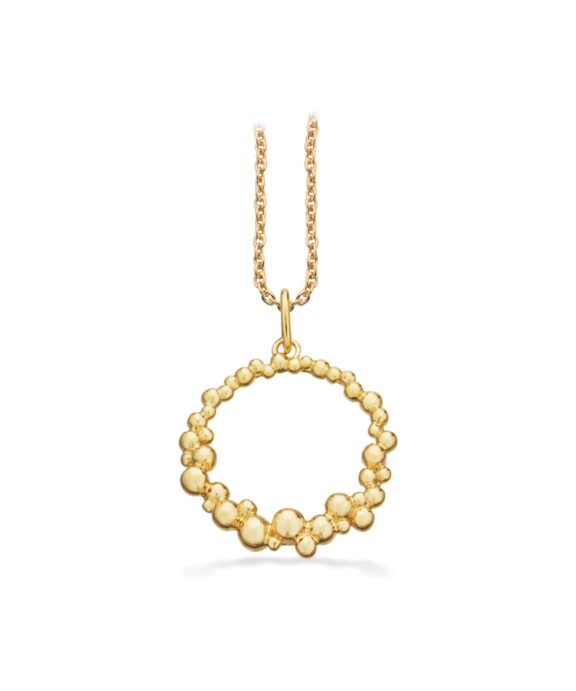 SCROUPLES 8 KARAT VEDHÆNG MED KUGLER - 213903