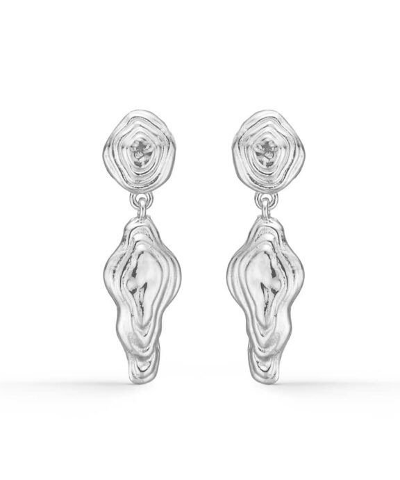 STUDIO Z SØLV SHELL ØRERINGE -7110835