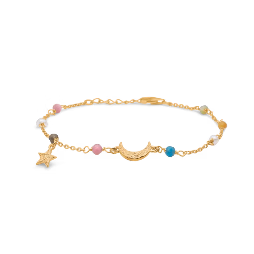 STUDIO Z  STARLIGHT ARMBÅND SØLV FORGYLDT - 7256441 