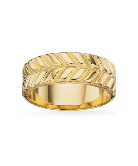 SCROUPLES HERRERING FORGYLDT SØLV DÆK - 791462