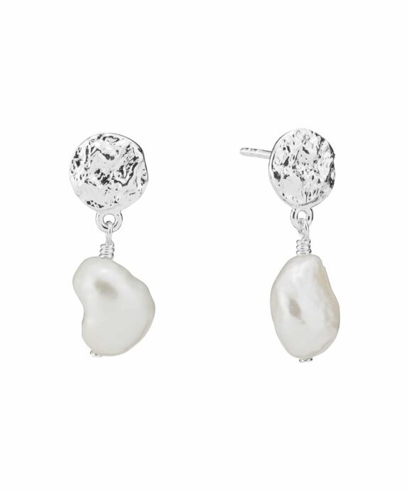 LUND ØRESTIK I STERLINGSØLV 925 MED FERSKVANDSPERLE - 9091333-4-33