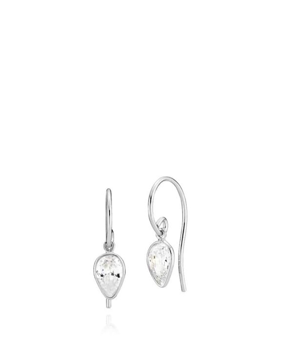 IZABEL CAMILLE SØLV ØRERINGE MED ZIRKON STEN AYA - A1805SWS