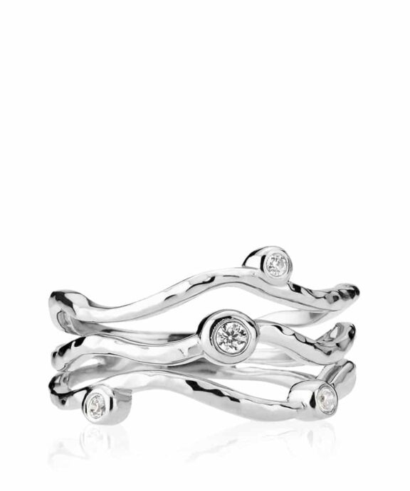 IZABEL CAMILLE VERA RING I SØLV MED ZIRKONER - A4182SWS