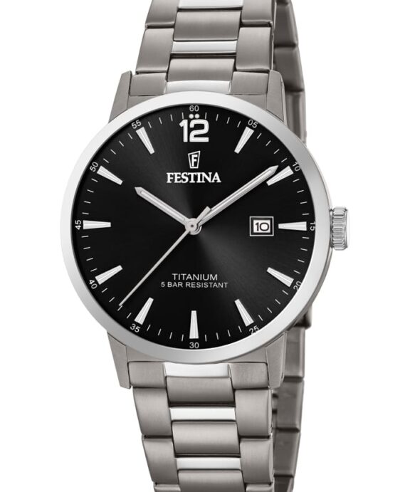 FESTINA TITANIUM UR HERRE MED DATO - F20435/3