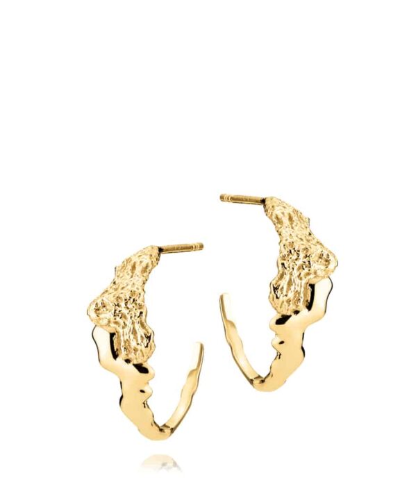 SISTIE ØRERINGE SØLV FORGYLDT JOSEPHINE - Z1205GS