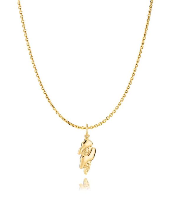 SISTIE OG JOSEPHINE FORGYLDT SØLV HALSKÆDE - ZS20218GS