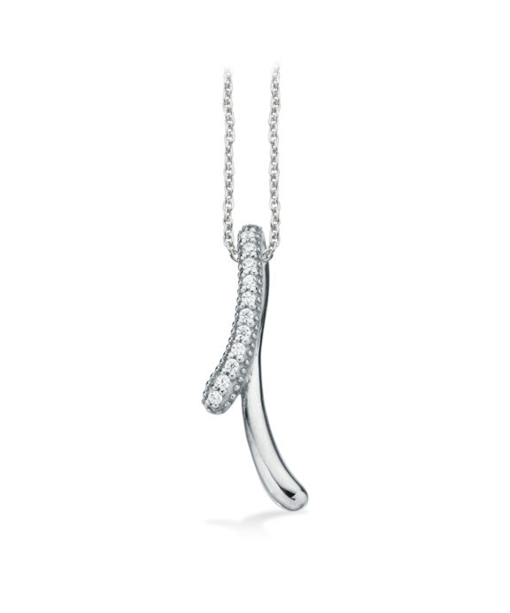 SCROUPLES HALSKÆDE SØLV PINDE MED STENE - 238612