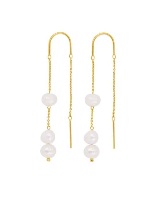 BYBIEHL EMILY SELECT STRING ØRERINGE FORGYLDT - 4-4703WP-GP