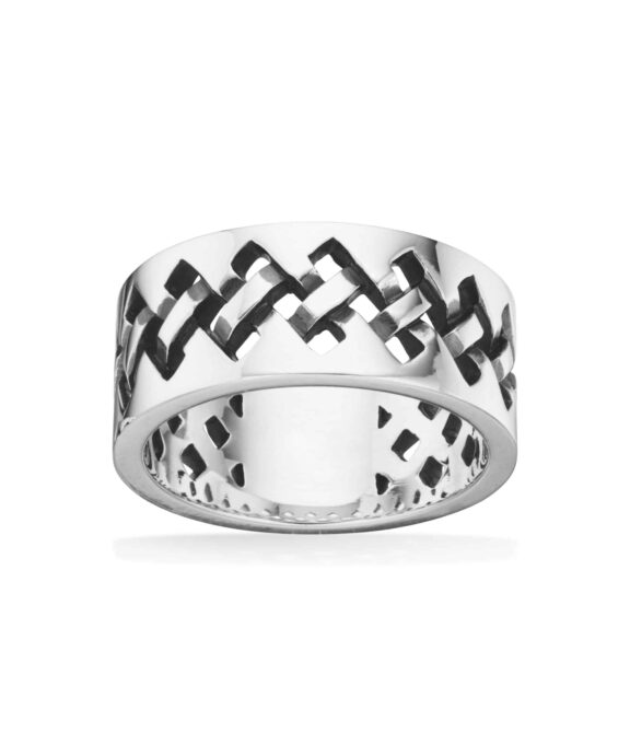 SCROUPLES HERRERING SØLV MED OXIDERING - 791482