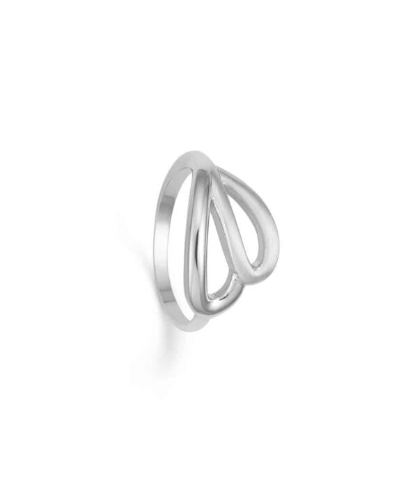 RANDERS SØLV RING MED SYNTETISK ZIRKONIA - 501108