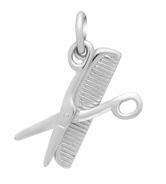 SIERSBØL VEDHÆNG SØLV MED SAKS OG KAM - 29250200900