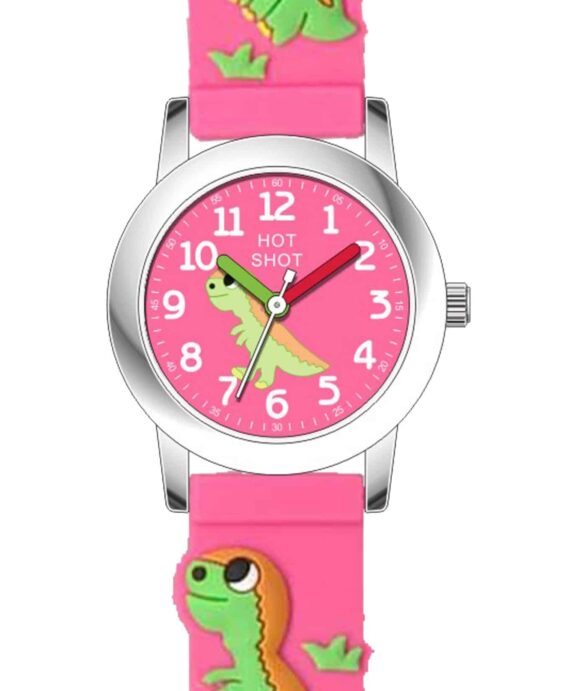 HOT SHOT BØRNEUR DINOSAUR PINK - C4084ACX-B