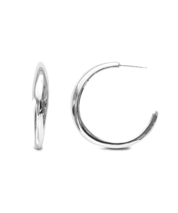 BYBIEHL ØRERINGE SØLV OCEAN FLOW XL LIMITED EDITION - 4-4207P-R