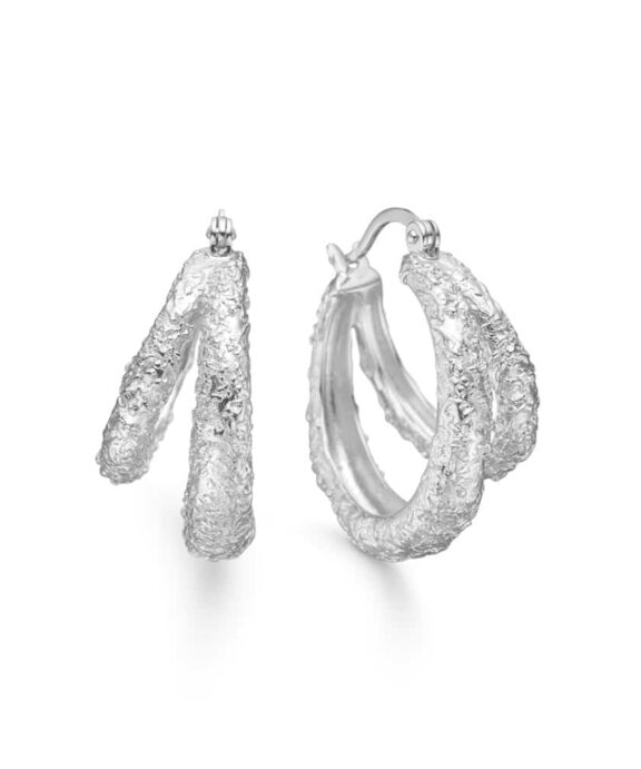 STUDIO Z SØLV APOLLO HOOP ØRERINGE - 8110434