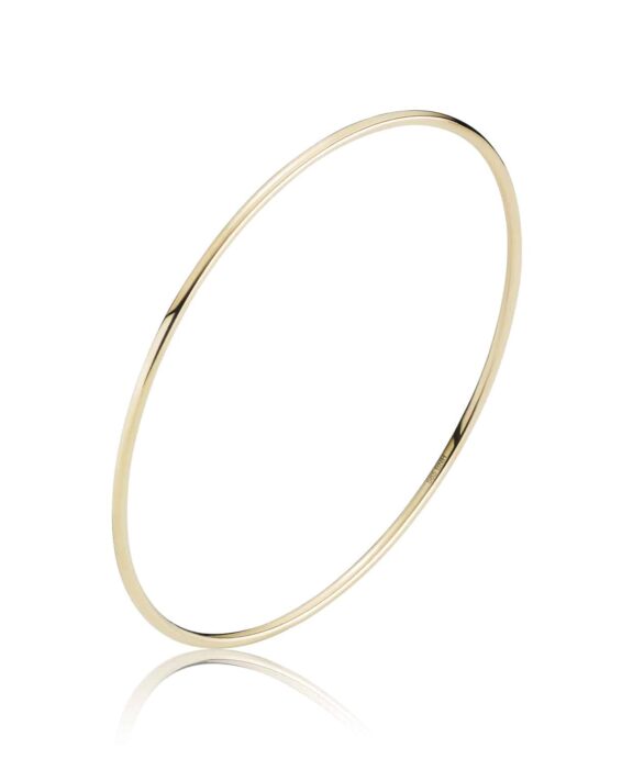 BNH ARMRING MASSIV 14 KARAT GULD 2 MM 6,5 CM - AM1420065