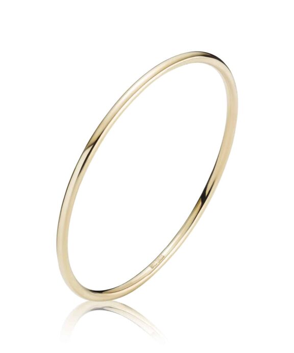 BNH ARMRING MASSIV 8 KARAT GULD 2,5 MM 6,5 CM - AM825065