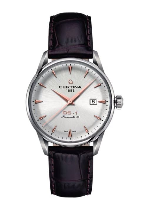 CERTINA DS 1 POWERMATIC UR HERRE STÅL - C0298071603101