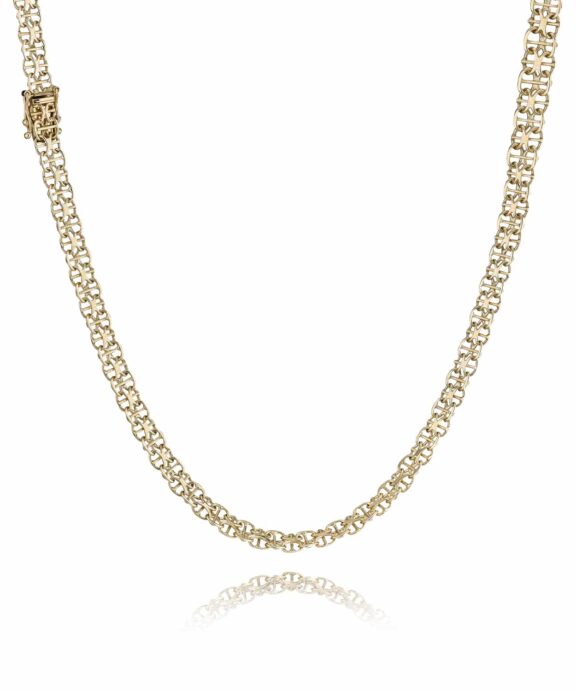 BNH X COLLIE MED STAV 14 KARAT GULD 45 CM - XM14090245K