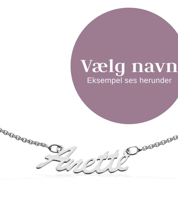 SCROUPLES NAVNEHALSKÆDE I SØLV - 207722,X