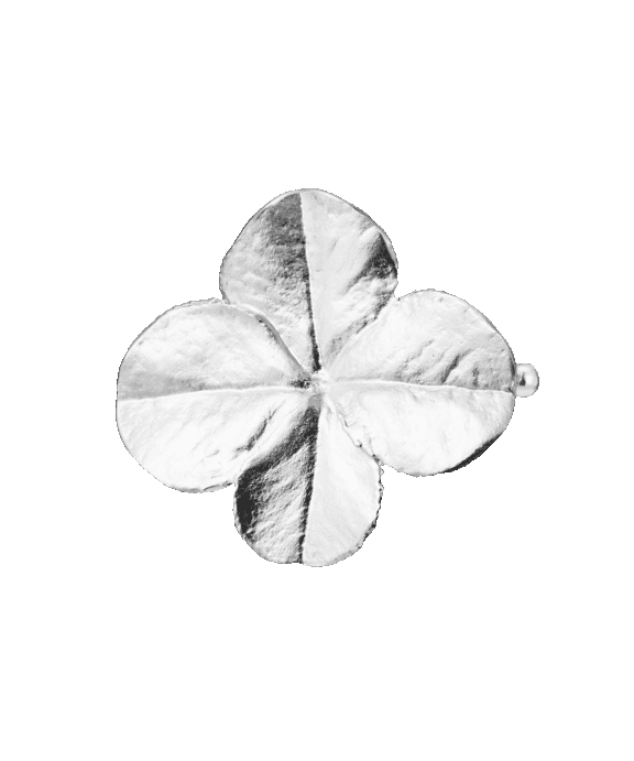 FLORA DANICA FIRKLØVER HÅR PIN SØLV - FLC-HP-S