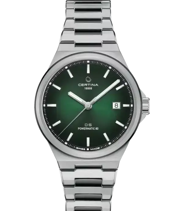 CERTINA DS 7 LÆNKE GRØN SKIVE - C0434072209100