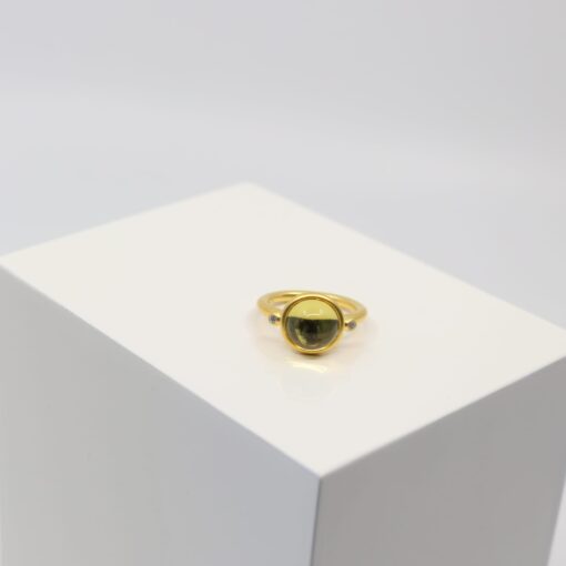 JULIE SANDLAU PRIME RING SØLV FORGYLDT MILKY ROSE - RI248GDMLROCRCZ - Billede 4