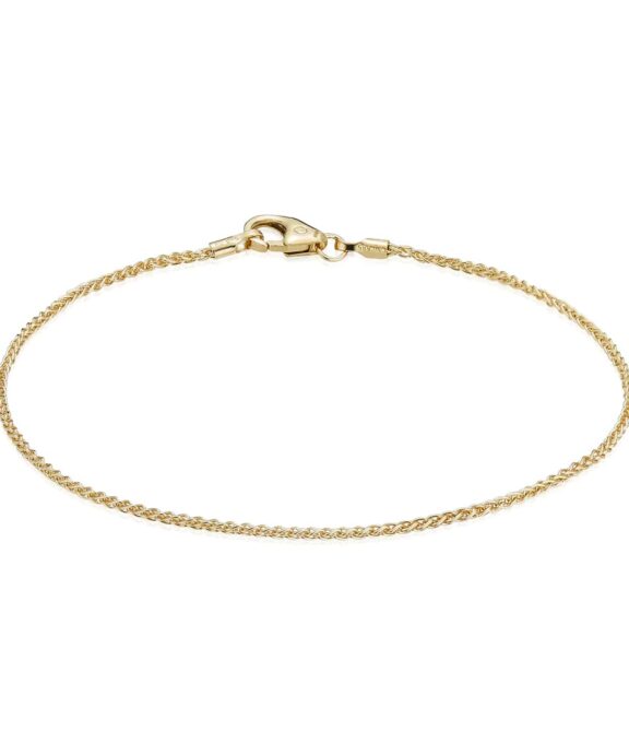 BNH HVEDE ARMBÅND 14 KARAT GULD 1,30 MM BRED 18,5 CM - H1413018C