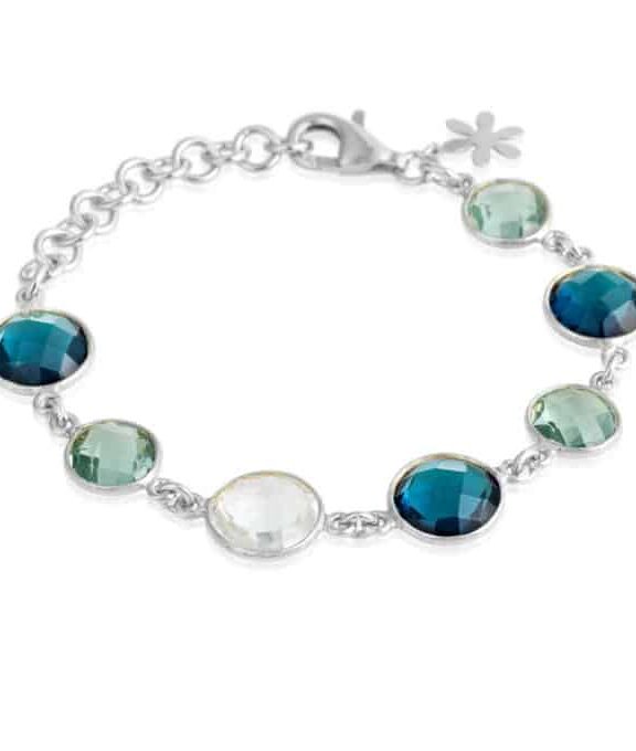 SUSANNE FRIIS BJØRNER SØLV ARMBÅND MED KVARTS- 1394-1-520