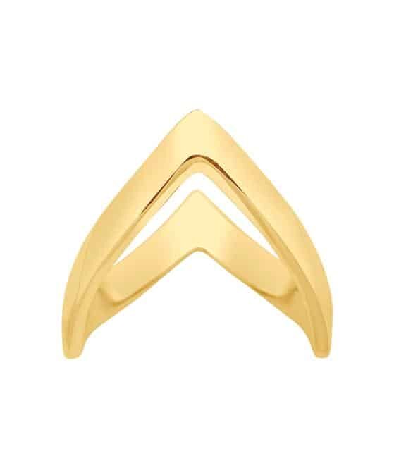 SIERSBØL BISPERING FORGYLDT SØLV - 192500059