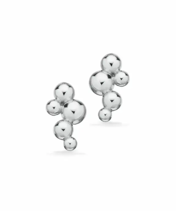 SCROUPLES ØRERINGE SØLV KUGLER - 160122