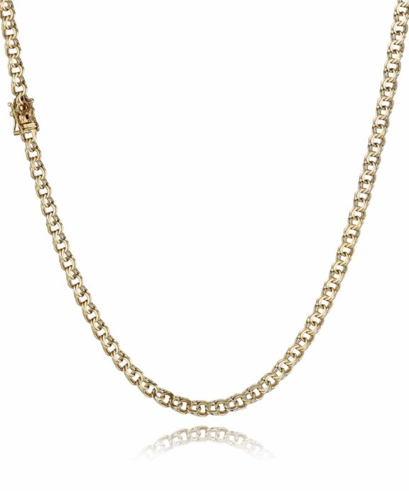 BNH BISMARK 14 KARAT GULD 4,0 BRED 50 CM LIGELØB - B1440050LK