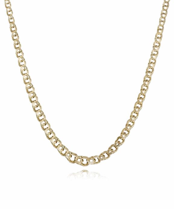 BNH BISMARK HALSKÆDE 8 KARAT GULD I FORLØB 5,3 BRED 45 CM - B853045K