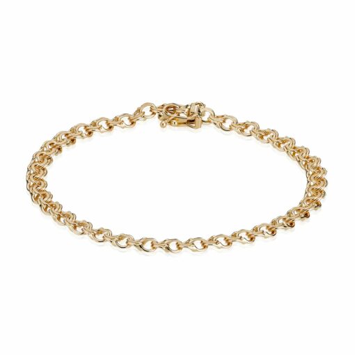 BNH BISMARK ARMBÅND 8 KARAT GULD 4,5 MM BRED 18 CM - B845018K