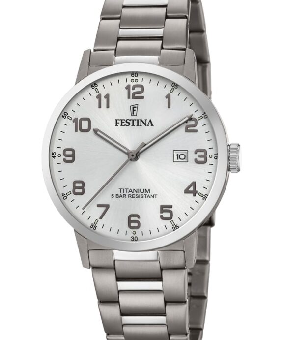 FESTINA TITAN UR HERRE MED TAL OG DATO - F20435/1