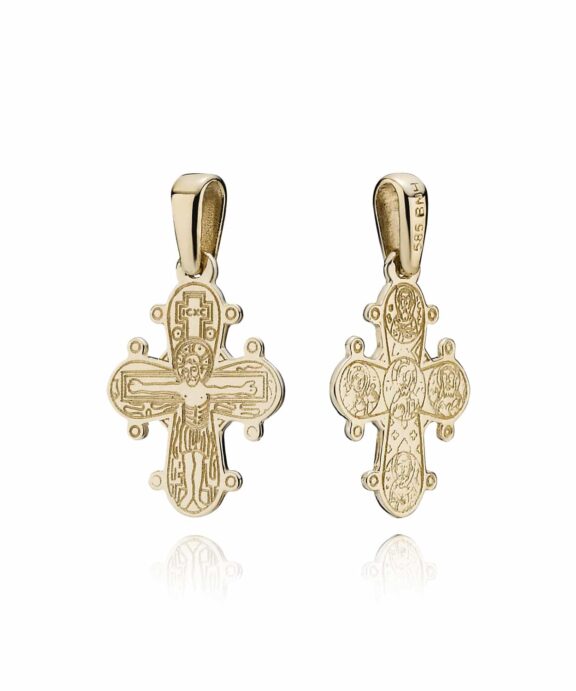 BNH DAGMARKORS DE FEM 14 KARAT GULD 15X13 MM - DK1415DE5