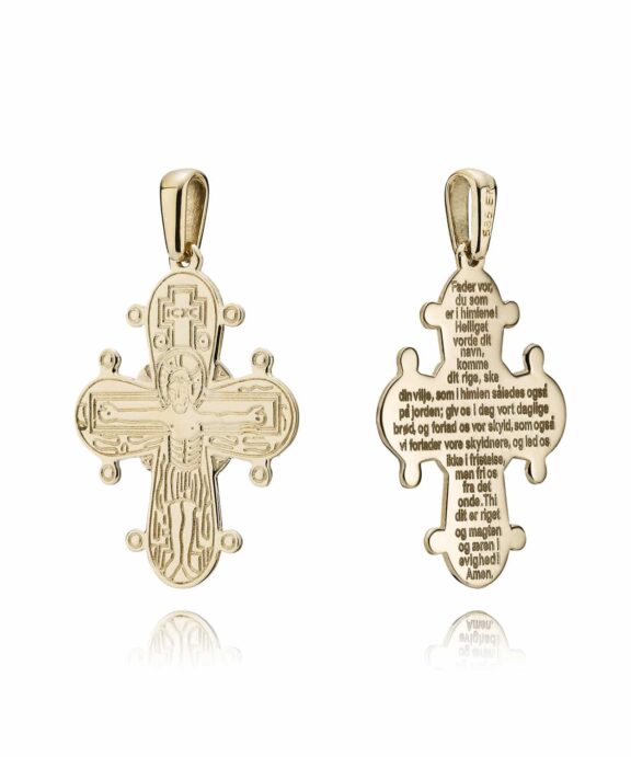 BNH DAGMARKORS SØLV FORGYLDT 20 MM - SDKF20FV