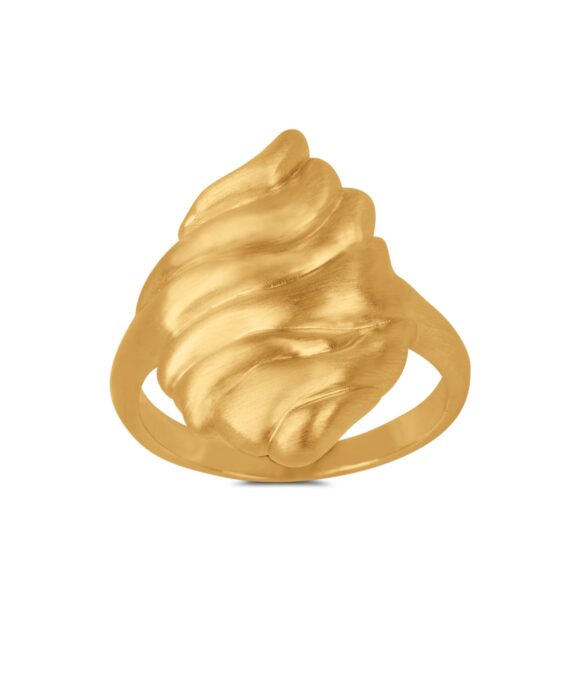 BYBIEHL DUNES RING FORGYLDT SØLV - 5-4903-GP