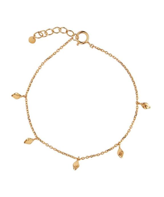 STINE A TOUT PETIT ILE DE L'AMOUR ARMBÅND SØLV FORGYLDT  - 3184-02-OS