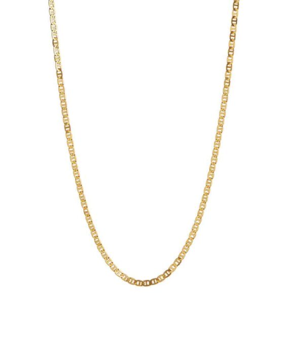 STINE A PETIT LINK HALSKÆDE SØLV FORGYLDT - 2023-02-OS